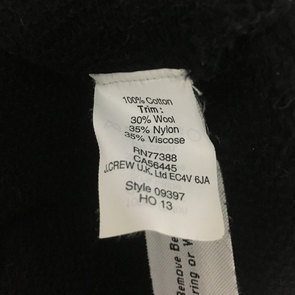 J. Crew Black and White Sweatshirt - Picture 5 of 5